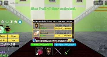 Blox Fruits Conta Com Sanguine Art, Buddha & T-Rex Perma