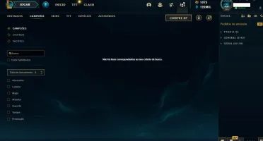 Conta de LOL Nv: 293 e 227 skins