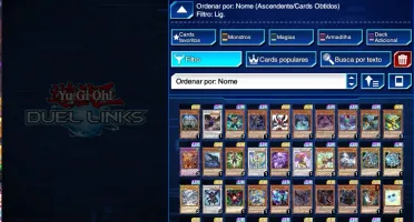 CONTA BLACK WING DUEL LINKS E PERSONAGENS