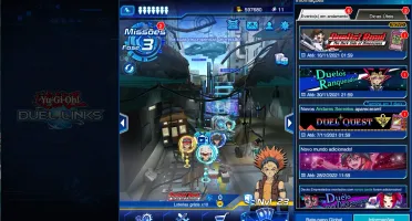 CONTA BLACK WING DUEL LINKS E PERSONAGENS