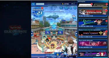 CONTA BLACK WING DUEL LINKS E PERSONAGENS