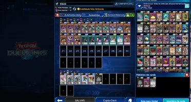 CONTA BLACK WING DUEL LINKS E PERSONAGENS