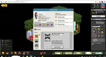 Conta habbo 2011 com 8.8k de conquistas e com jogo da fruta