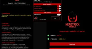 Free Fire - Regedit Mobile - Headtrick - Vitalício