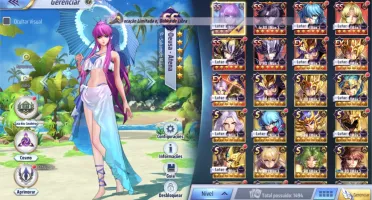 Conta EndGame SAINT SEIYA AWAKENING A68 LV 70 (Gato full)