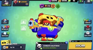 Conta brawl stars 44 brawlers quase tudo full
