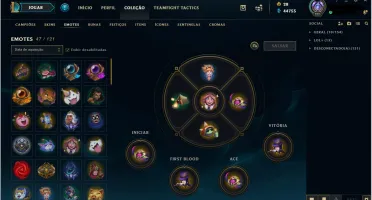 Conta Diamante MMR alto 72 skins, level 221, todos os champs
