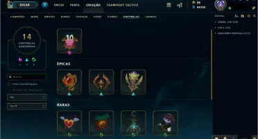 Conta Diamante MMR alto 72 skins, level 221, todos os champs