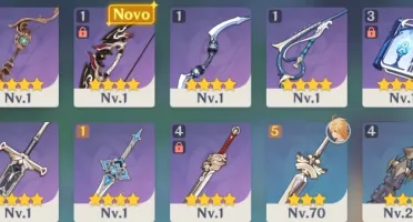 CONTA GENSHIN IMPACT AR56 - XIAO C1, ZHONGLI, BAAL E MAIS