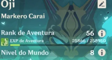 CONTA GENSHIN IMPACT AR56 - XIAO C1, ZHONGLI, BAAL E MAIS