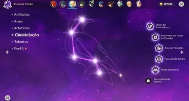 Conta AR 40 Diluc/Ganyu/Venti/Xiao +4 estrelas