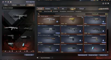 Conta Com 11 Armas De Mercado Negro. Nova Que Da Até 250% Xp