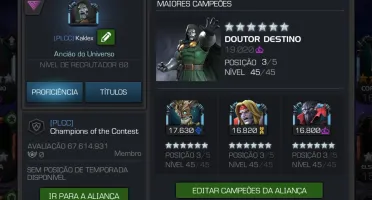 Vendo Conta MTC - Marvel Torneio de Campeões