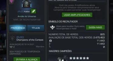 Vendo Conta MTC - Marvel Torneio de Campeões