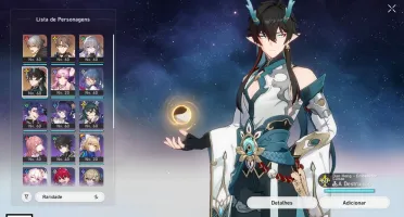 Honkai Star Rail, Conta Lvl 45, Dan Heng IL , Fu Xuan E Mais