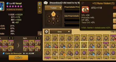 Conta Summoners wars