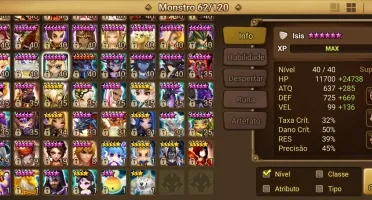 Conta Summoners wars