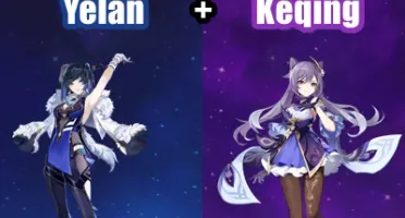 Conta Genshin Impact AR 5 Yelan e Keqing