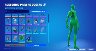 Conta Fortnite as melhores skins do jogo