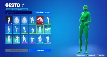 Conta Fortnite as melhores skins do jogo