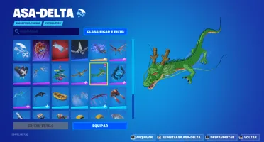Conta Fortnite as melhores skins do jogo