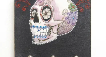 Porta Chave Caveira Mexicana #2