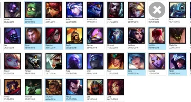 CONTA LOL 54 CHAMPS E 13 SKINS