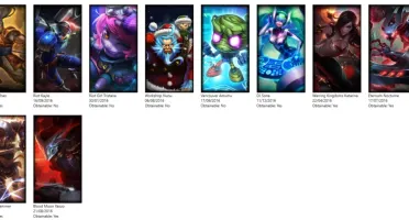 CONTA LOL 54 CHAMPS E 13 SKINS
