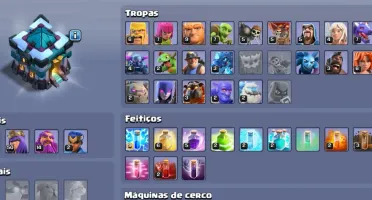 CONTA CLASH OF CLANS CV 13 BRABA !!!!