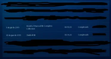Conta Blizzard com World of warcraf (WoW) e Diablo 3