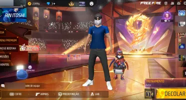Conta Free fire - 2018 com BARBINHA
