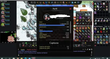 Char lvl 456 Aventureiro 100, Night 41 MUNDO FIRE SHINYCHARM