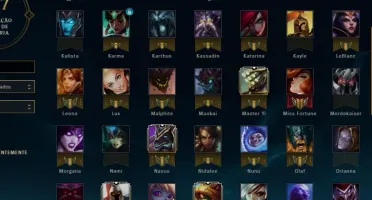 Conta League of Legends lv 55