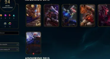 Conta League of Legends lv 55