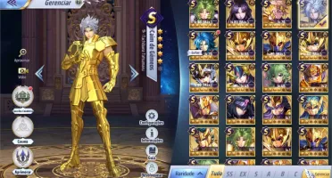 Conta muito boa no servidor A11 do Saint Seiya Awakening