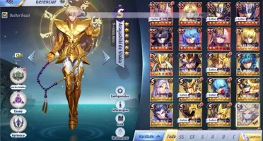 Conta muito boa no servidor A11 do Saint Seiya Awakening