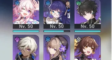 Honkai Star Rail - Jing Yuan, Seele, Himeko + Arma Bailu