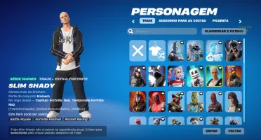 Conta de Fortnite para PC com muitas skins