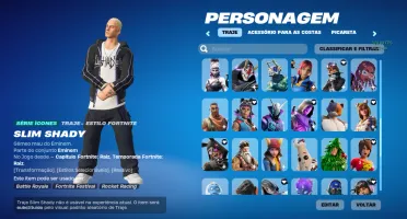 Conta de Fortnite para PC com muitas skins