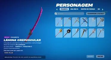 Conta de Fortnite para PC com muitas skins