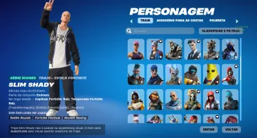 Conta de Fortnite para PC com muitas skins
