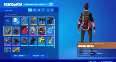 Conta Fortnite com john wick picareta minty e outras skins