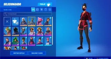 Conta Fortnite com john wick picareta minty e outras skins