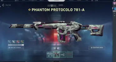 Conta valorant platina 3 com skins