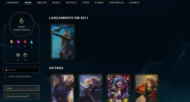 CONTA UNRANKED PLAT S9 26 CAMPEÕES R$120