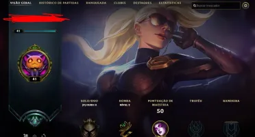 CONTA UNRANKED PLAT S9 26 CAMPEÕES R$120