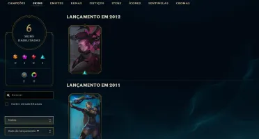 CONTA UNRANKED PLAT S9 26 CAMPEÕES R$120