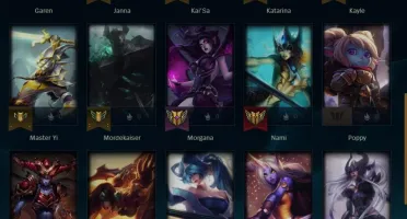 CONTA UNRANKED PLAT S9 26 CAMPEÕES R$120