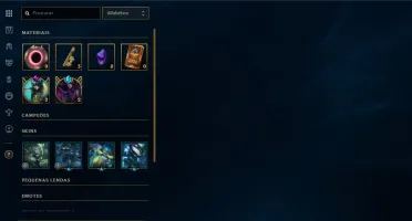 CONTA UNRANKED PLAT S9 26 CAMPEÕES R$120
