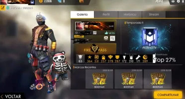 Conta Free Fire (Gemada)